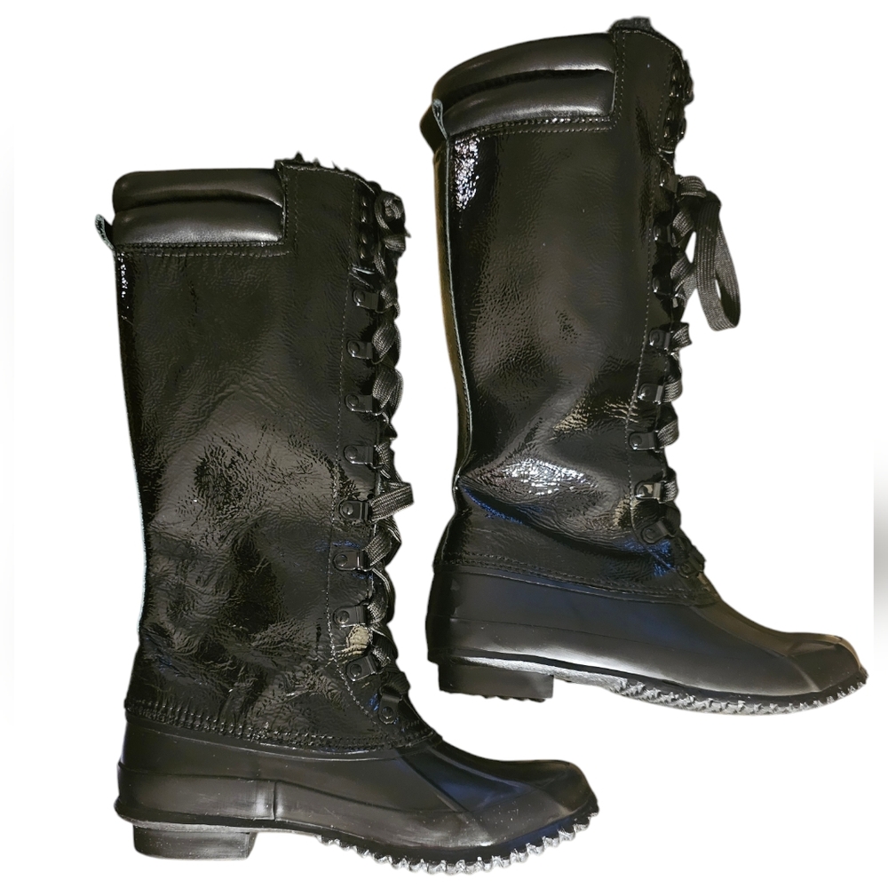 EUC | ☔️Joie Demelza ☔️Lace up | Tall Boots | NWOT | Black | Size: 5 (35 EU)